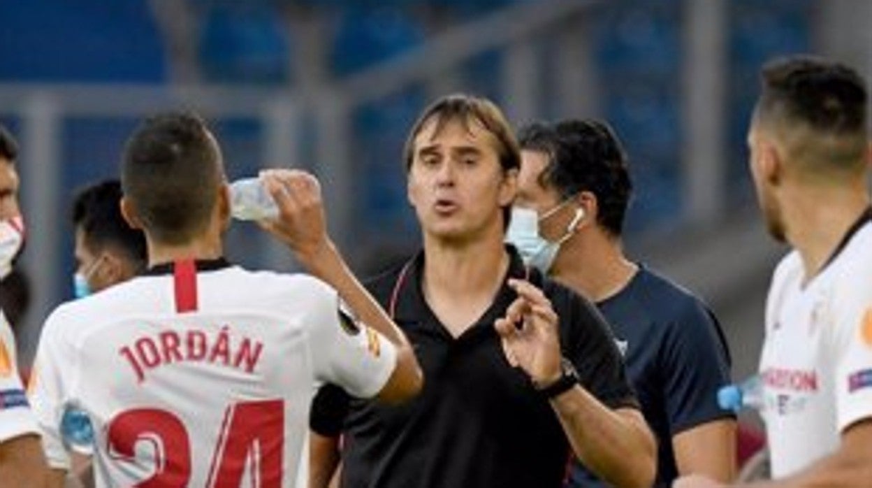 Lopetegui da instrucciones a Jordán