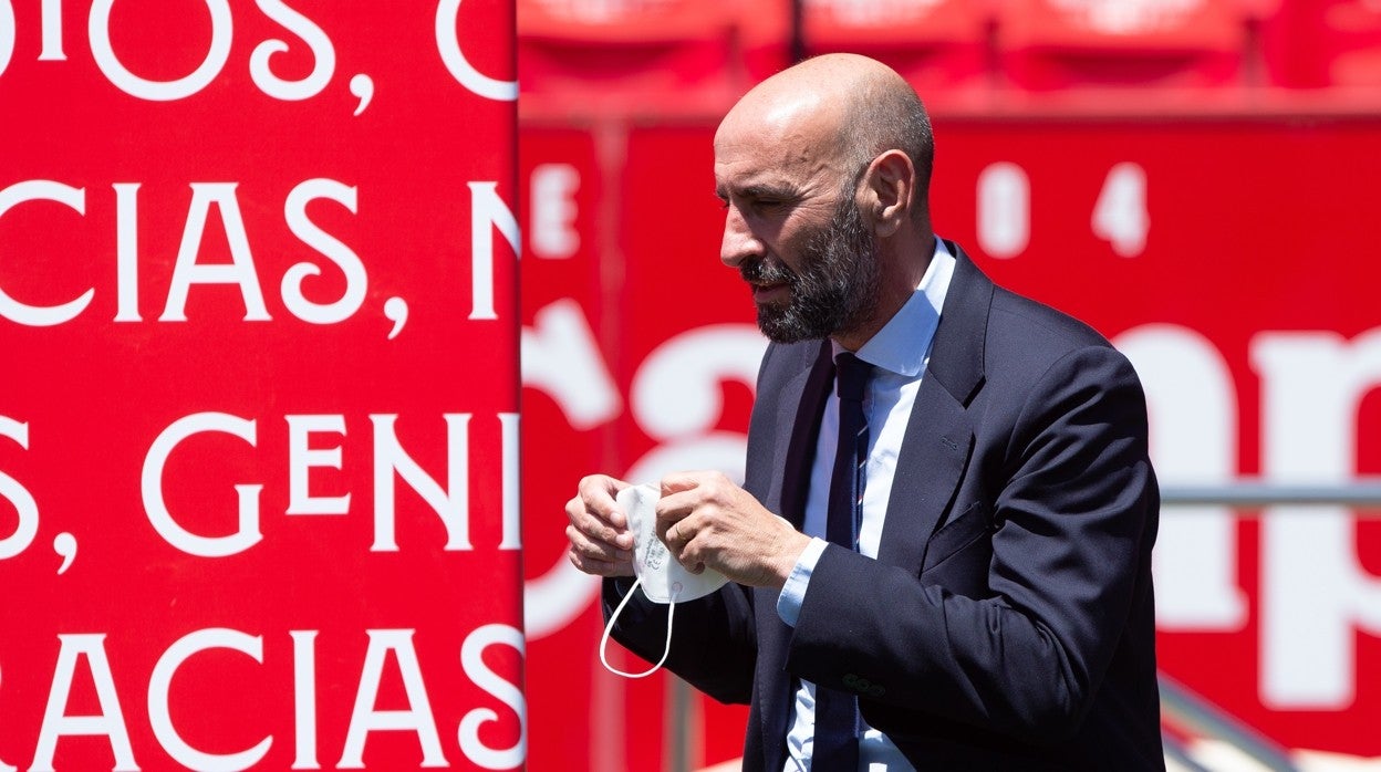 Monchi, en un acto reciente del Sevilla