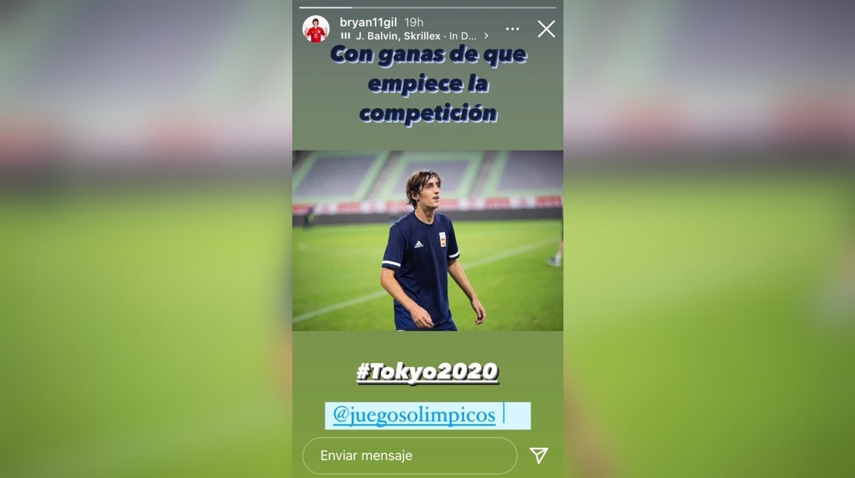 Bryan Gil, centrado en los Juegos Olímpicos mientras se decide su futuro