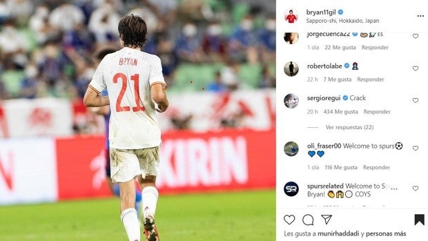 Los guiños de Reguilón a Bryan Gil, quienes se podrían reencontrar en el Tottenham