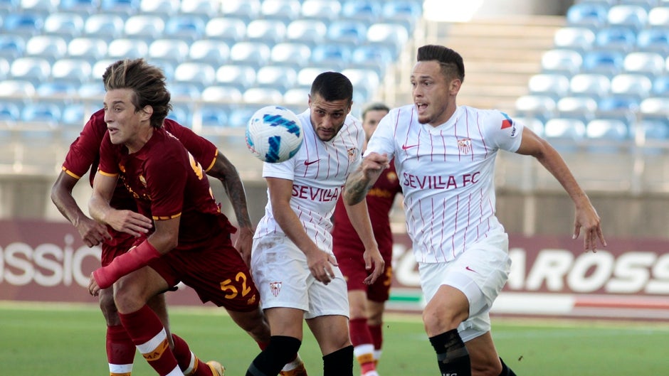 El resumen con las mejores imágenes del Sevilla - Roma (0-0)