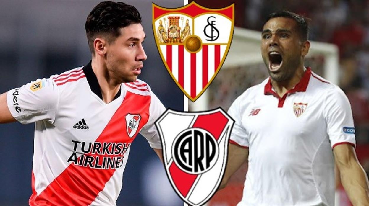 Montiel y Mercado, Sevilla y River Plate