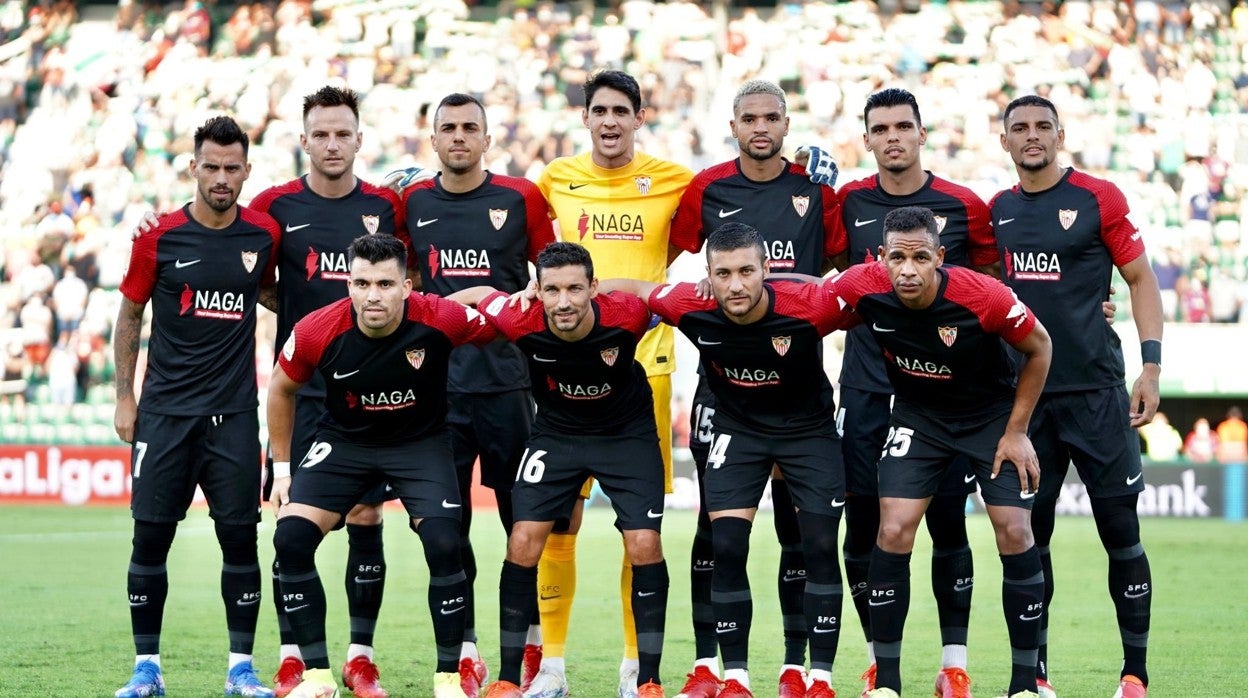 La alineación del Sevilla FC ante el Elche