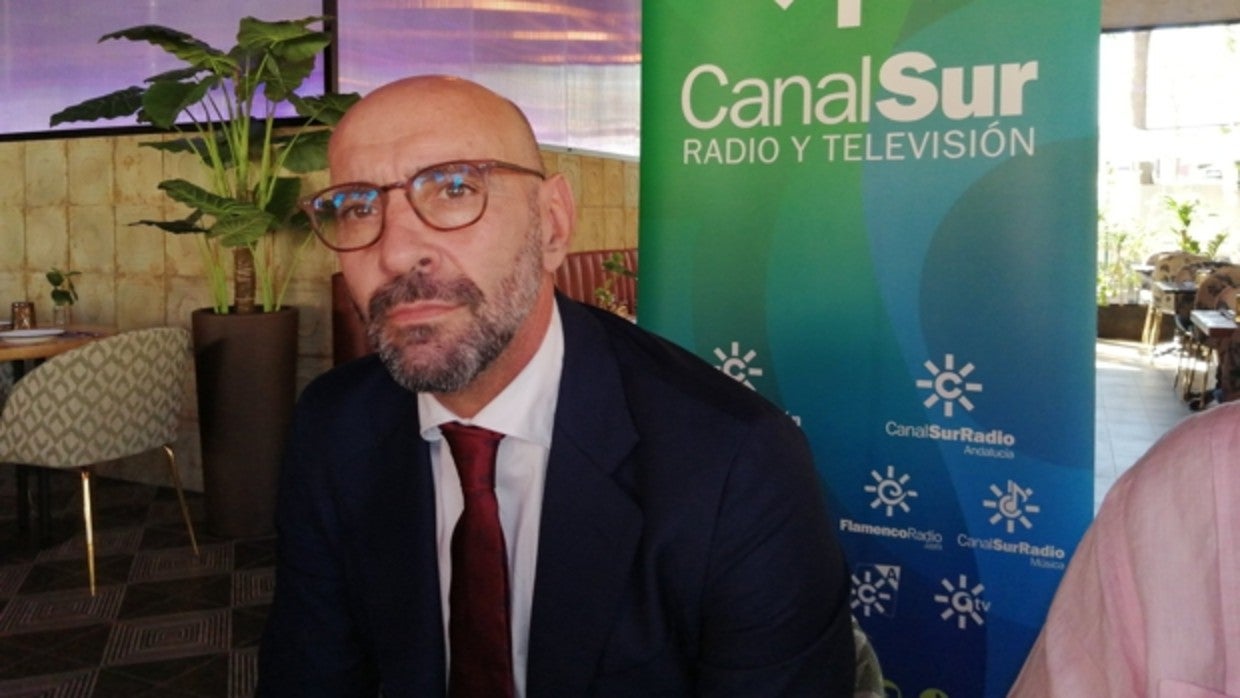 Monchi, en la entrevista este mediodía