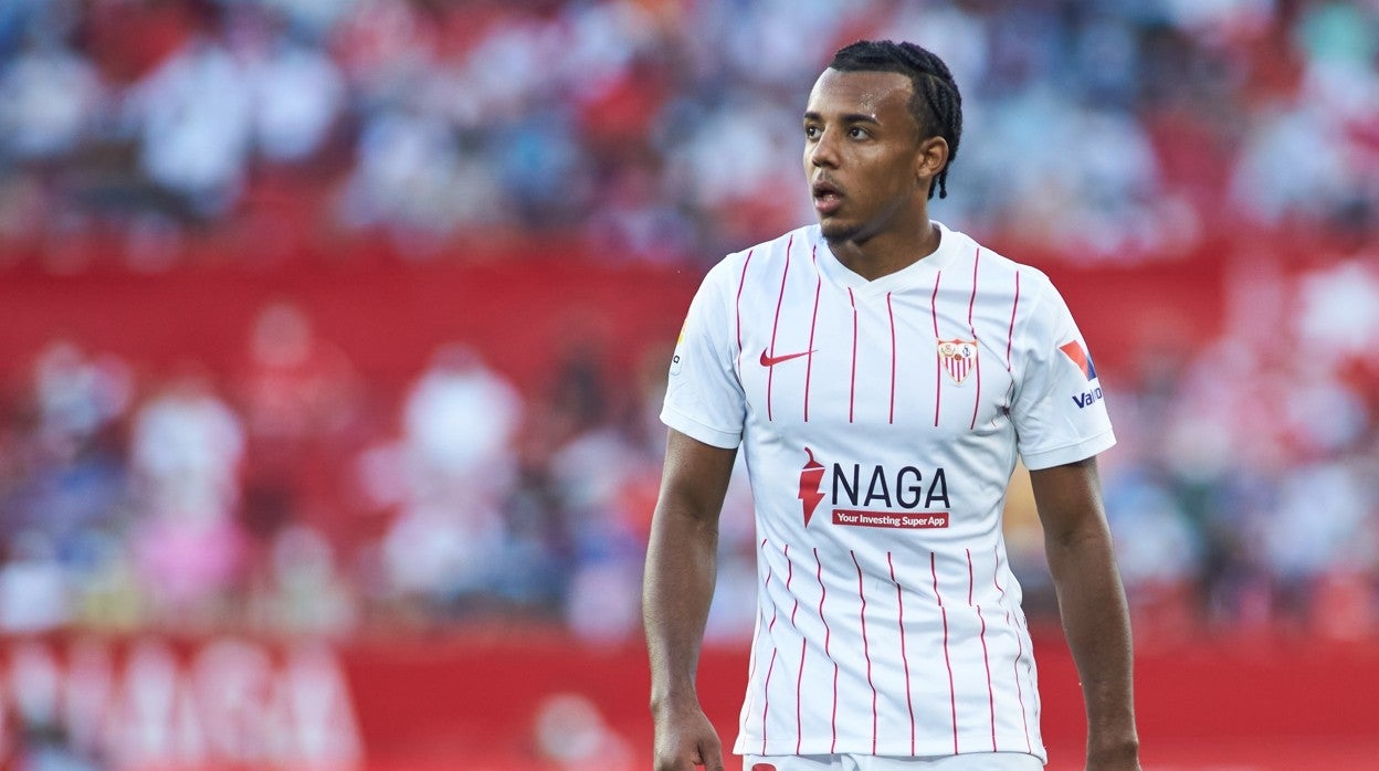 Koundé, en un partido reciente en el Ramón Sánchez-Pizjuán