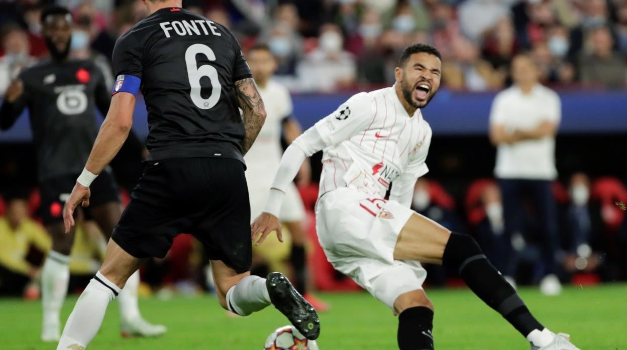 En-Nesyri cae ante Fonte en el Sevilla - Lille