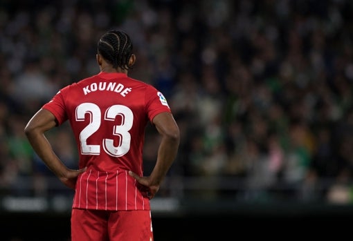 Jules Koundé, en el pasado derbi Betis-Sevilla