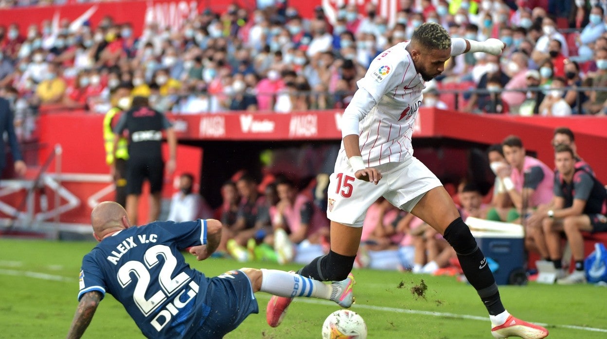 En-Nesyri se lesionó en el partido contra el Espanyol