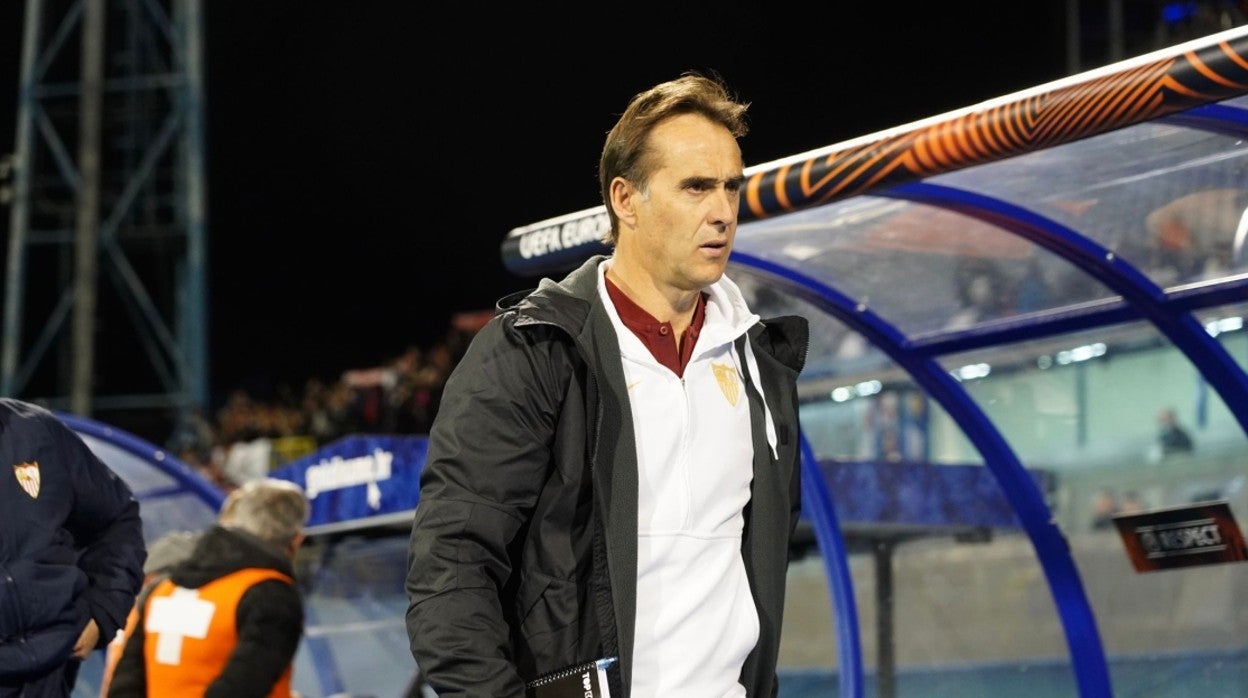 Julen Lopetegui, antes del Dinamo - Sevilla