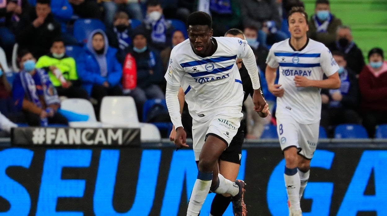 Loum en el Getafe - Alavés