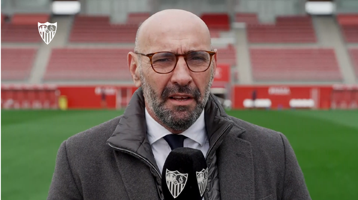 Monchi: «El equipo es consciente de la dificultad y de la ilusión por la Europa League»