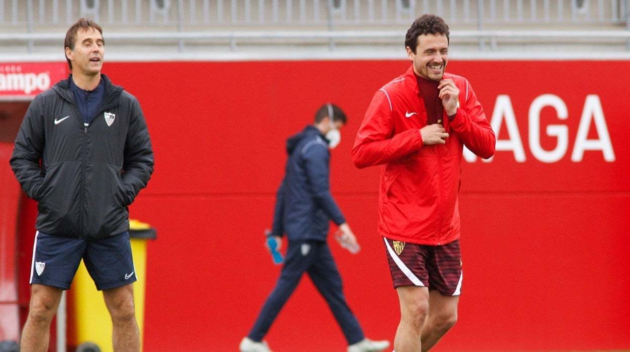 Lopetegui, con Delaney, en la ciudad deportiva