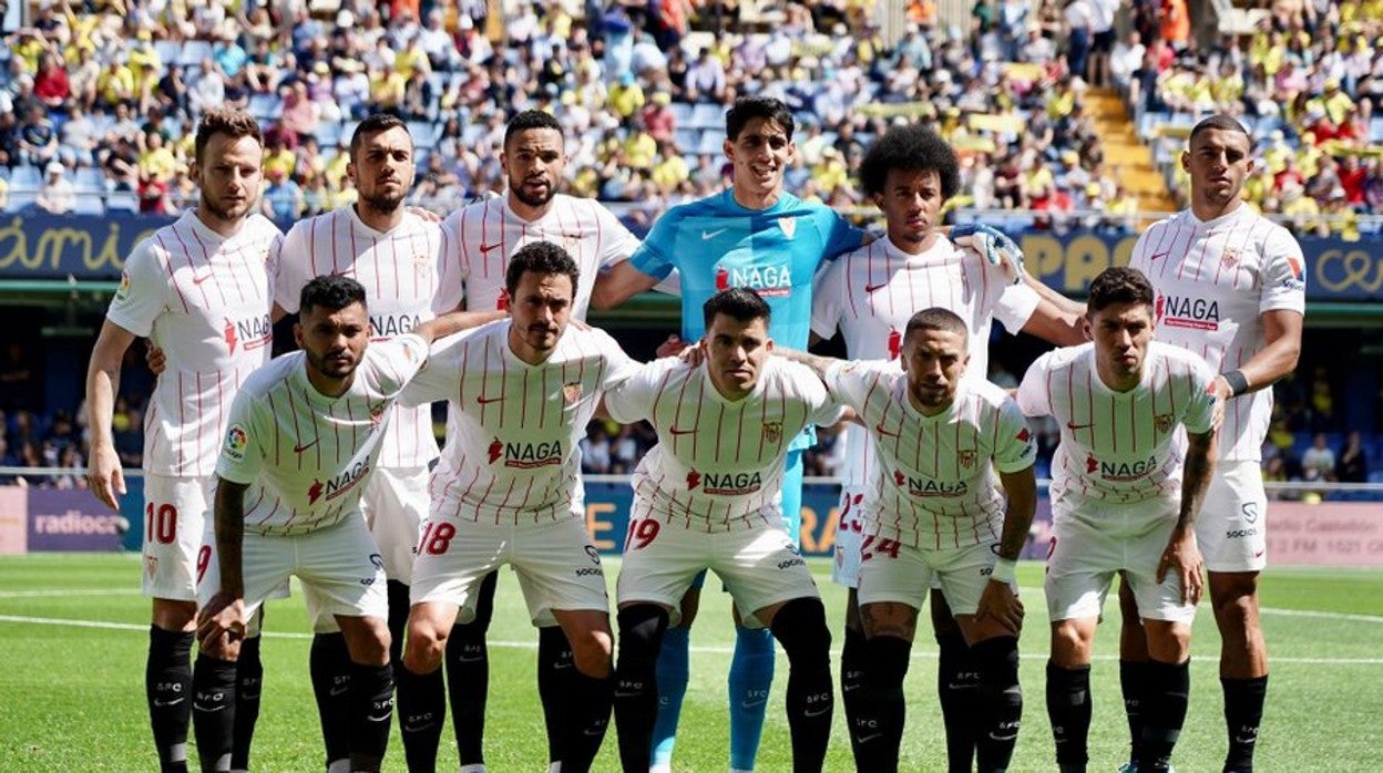 El once titular del Sevilla FC ante el Villarreal CF