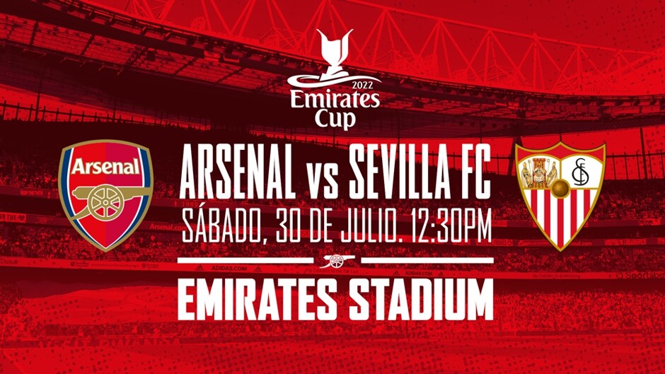 El Sevilla FC se enfrentará al Arsenal en la Emirates Cup en pretemporada