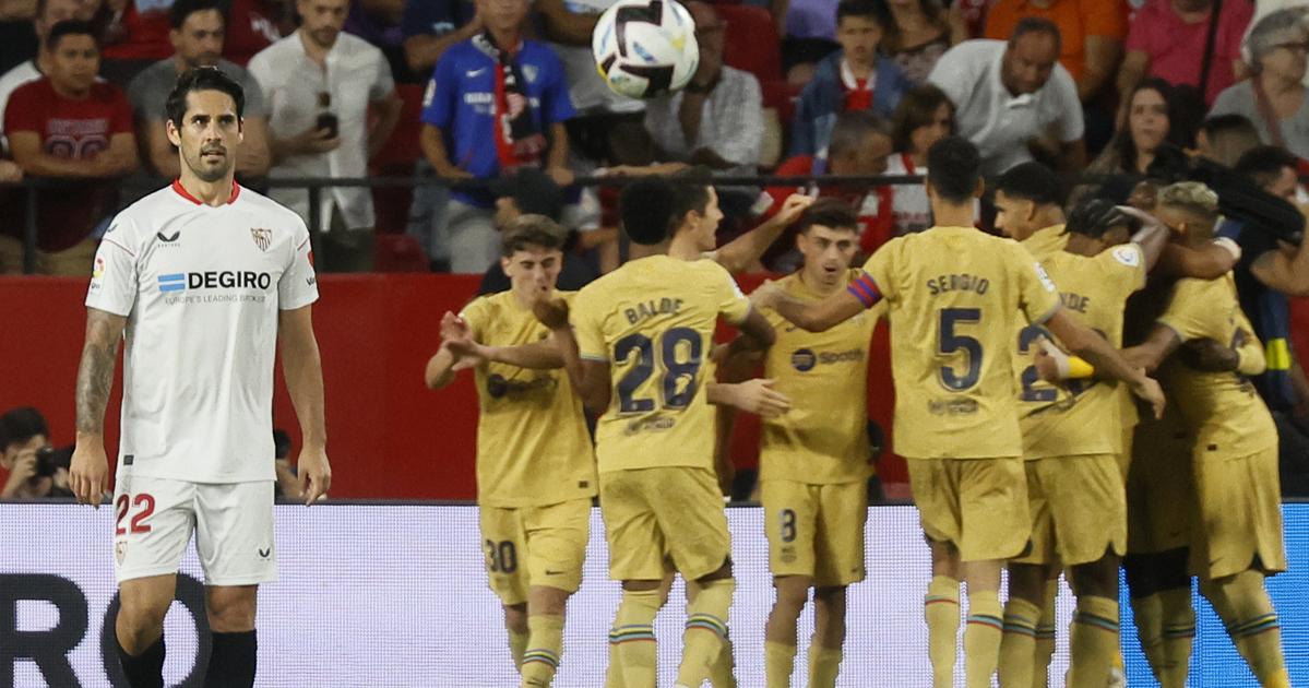 Los jugadores azulgrana celebran uno de sus goles