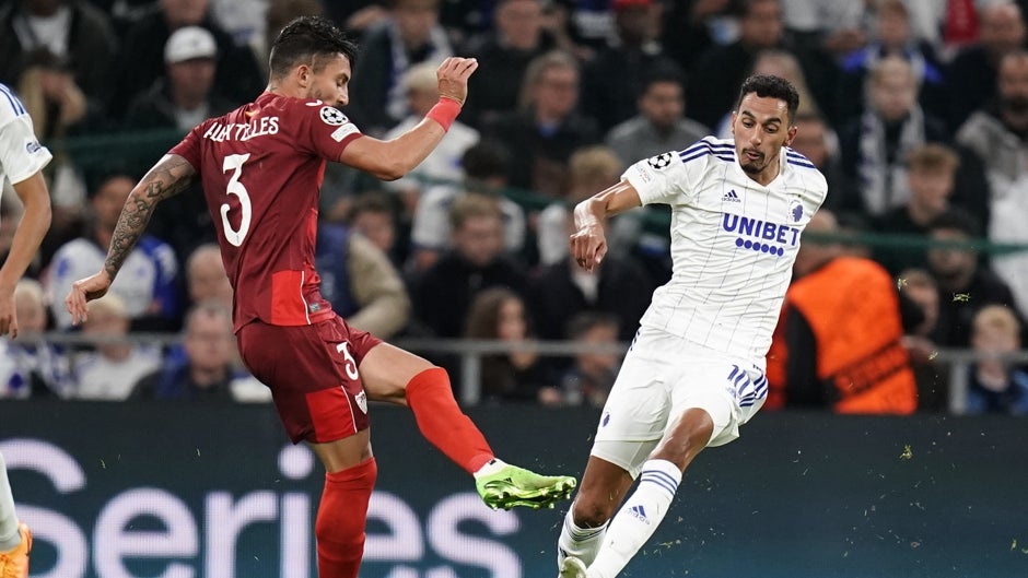 Copenhague - Sevilla: las estadísticas del partido