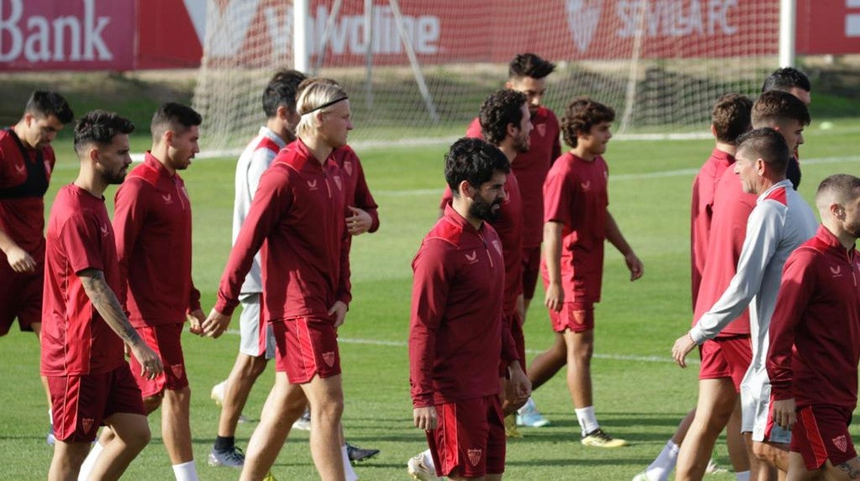 Sesión de entrenamiento de este viernes
