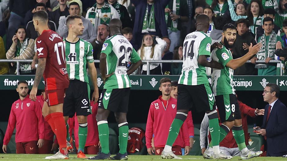 Fekir, Borja Iglesias y Montiel, expulsados