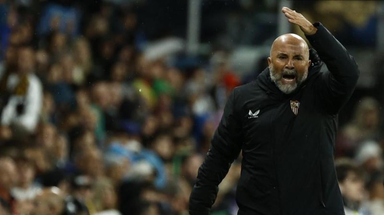 Jorge Sampaoli, entrenador del Sevilla FC