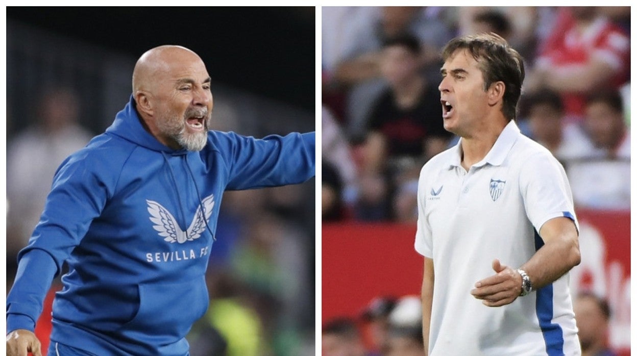 Jorge Sampaoli y Julen Lopetegui, esta campaña con el Sevilla FC
