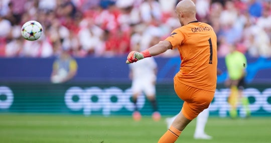 Dmitrovic en el Ramón Sánchez-Pizjuán