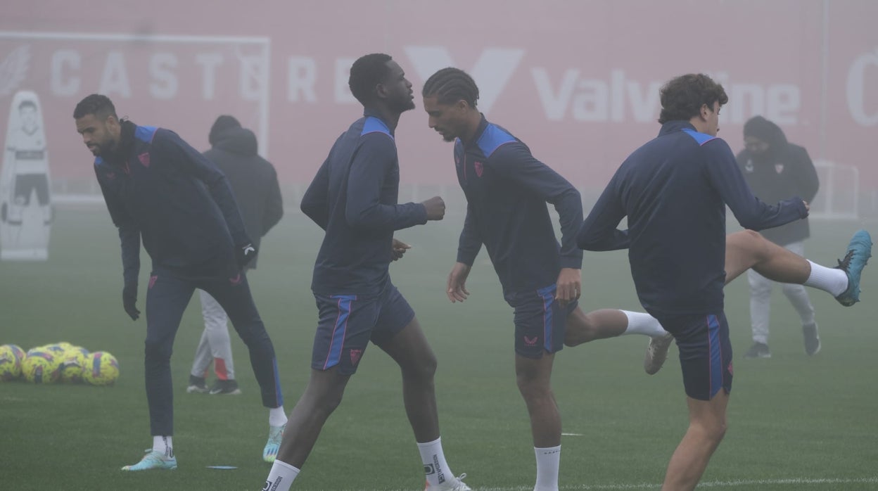 Badé volvió a ejercitarse con sus compañeros este sábado