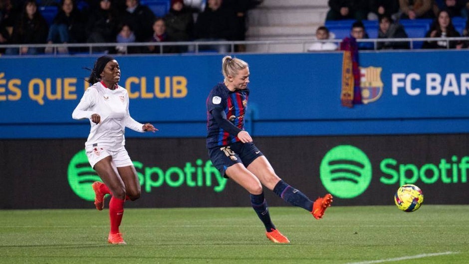 Barcelona - Sevilla FC Femenino: Contundente derrota para empezar el año (4-0)