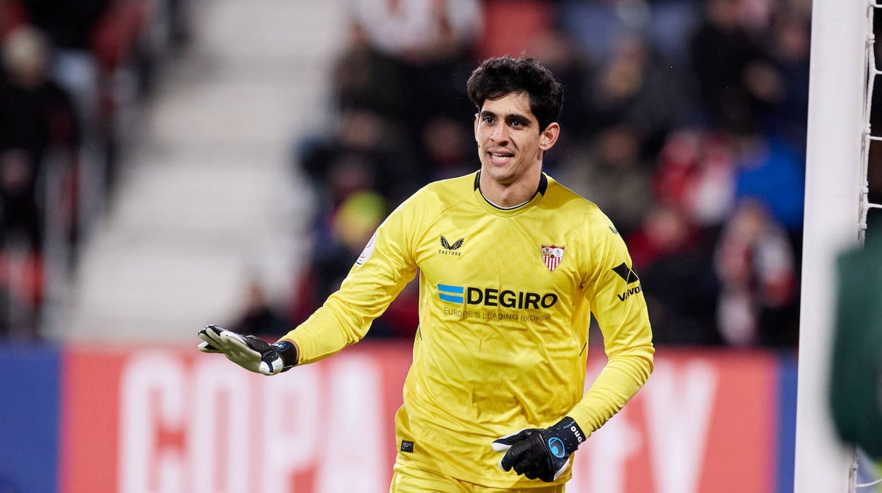 Bono durante el partido de Copa del Rey