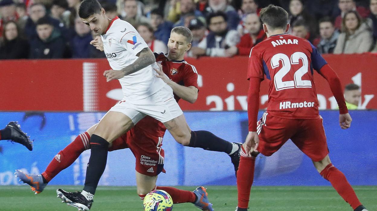 Lance del Sevilla - Osasuna