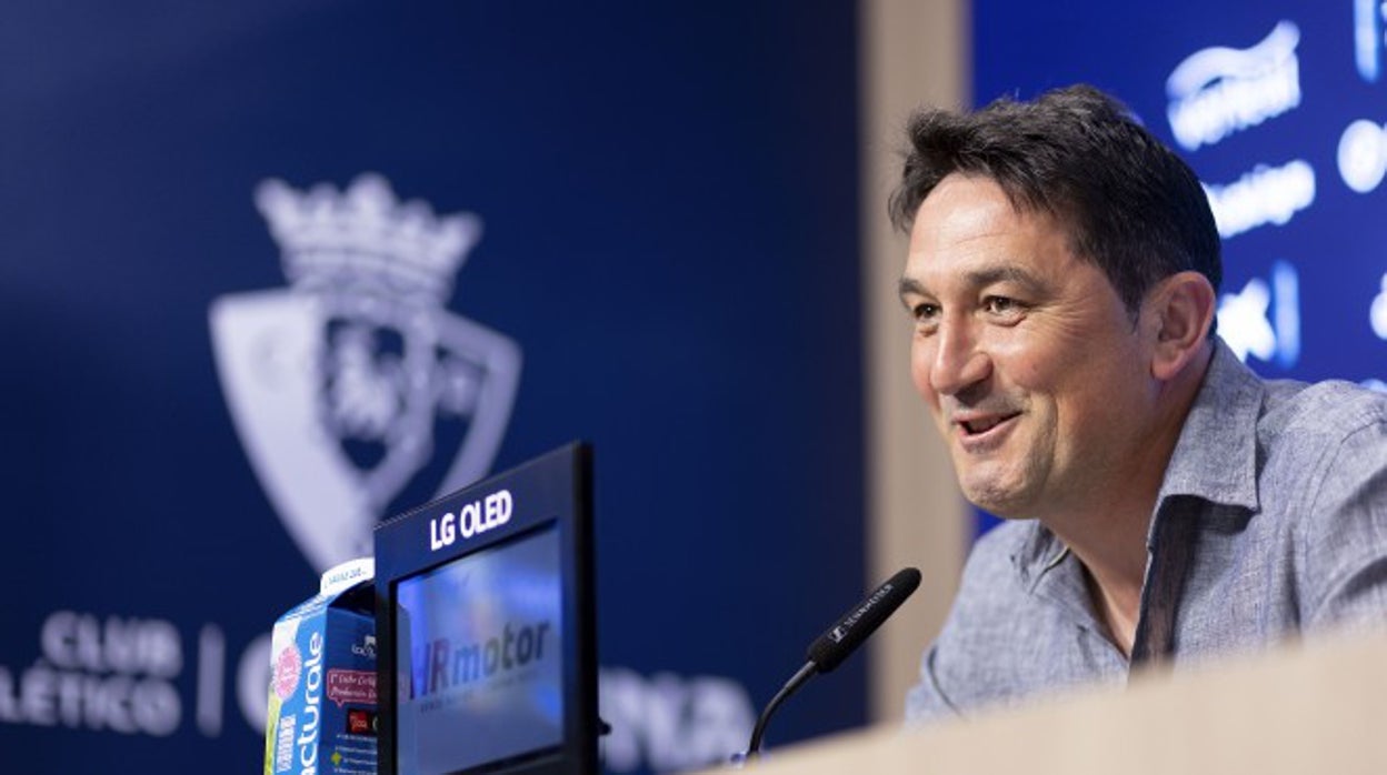 Braulio Vázquez, en rueda de prensa