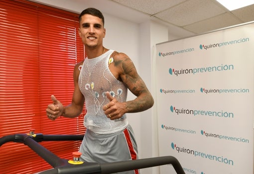 Lamela, sonriente en su regreso