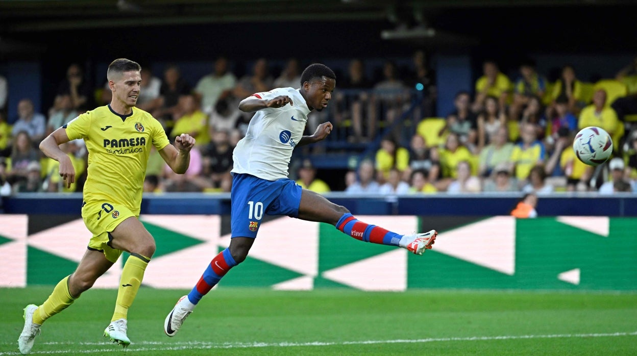 Ansu Fati, durante el reciente Villarreal - Barcelona