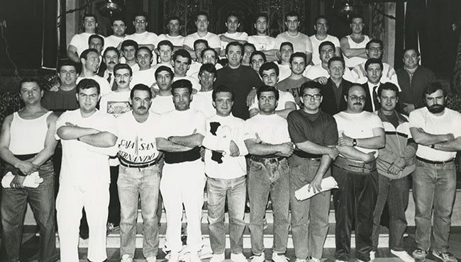 ...Y así era la cuadrilla de la Amargura en 1992