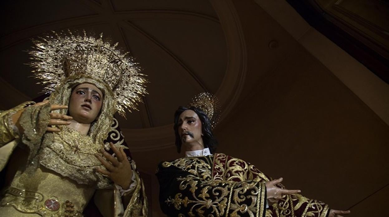 La Virgen de la Amargura estará en un altar efímero con San Juan