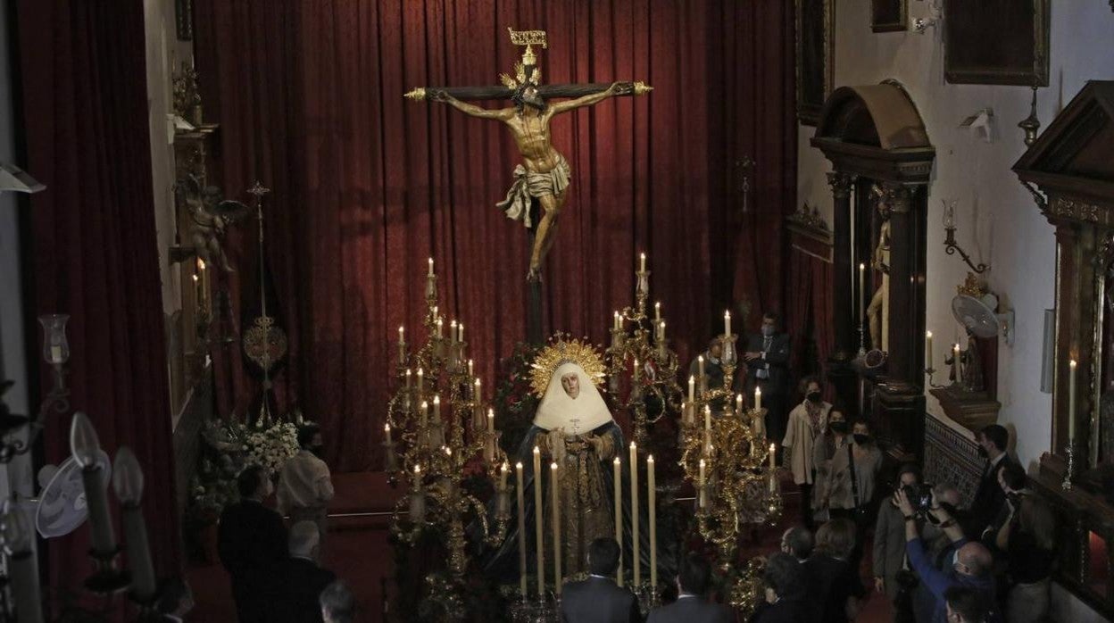 Veneración a los titulares del Museo el Lunes Santo de 2021