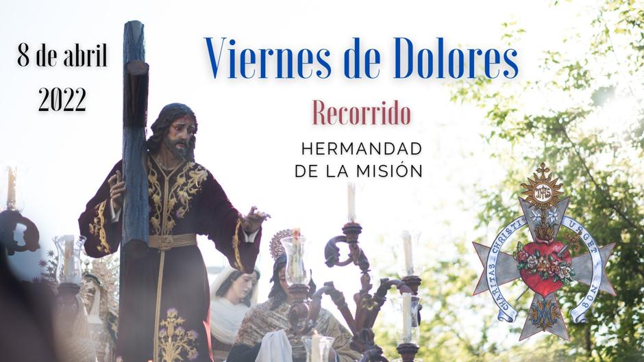 La Misión visitará el Hospital Virgen del Rocío en la tarde del Viernes de Dolores