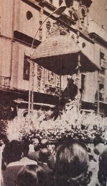 La Virgen de las Aguas aquel 14 de marzo del año 1972