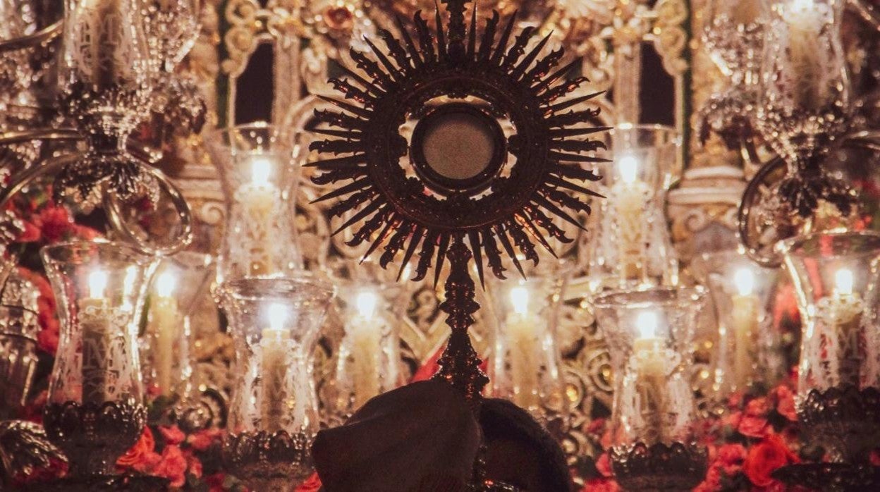 Detalle del cartel del Corpus de Triana 2022