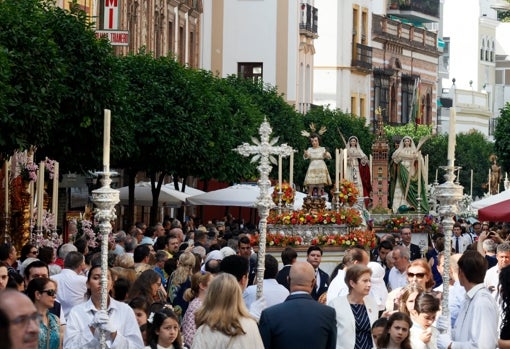 El Corpus de Triana, en la calle San Jacinto