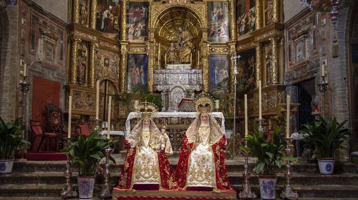 Santa Ana, la Virgen y el Niño Jesús