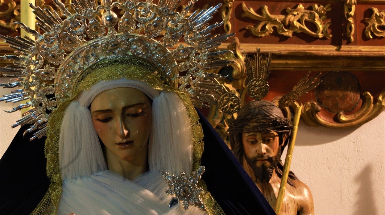 La Virgen del Amor en la capilla del Ecce Homo en la iglesia de San Martín