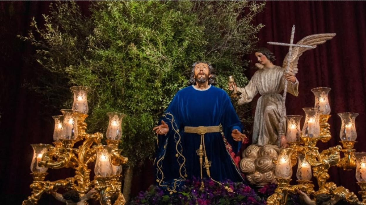 Señor de la Oración en el Huerto en besapiés