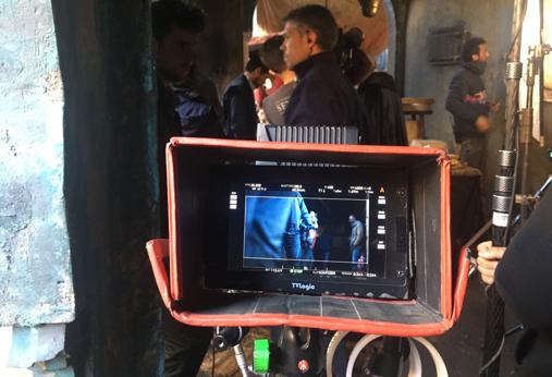 Rodaje de «La Peste» en el Monasterio de Consolación