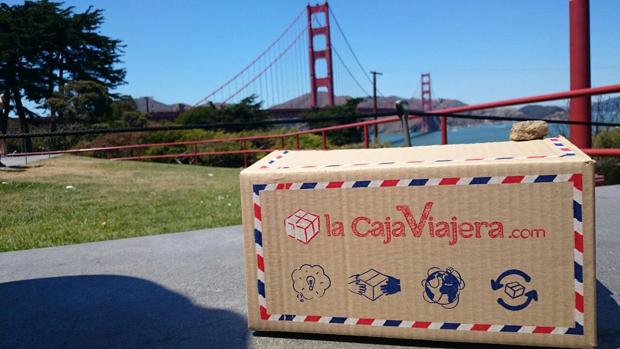 Una de las «cajas viajeras» va camino de San Francisco
