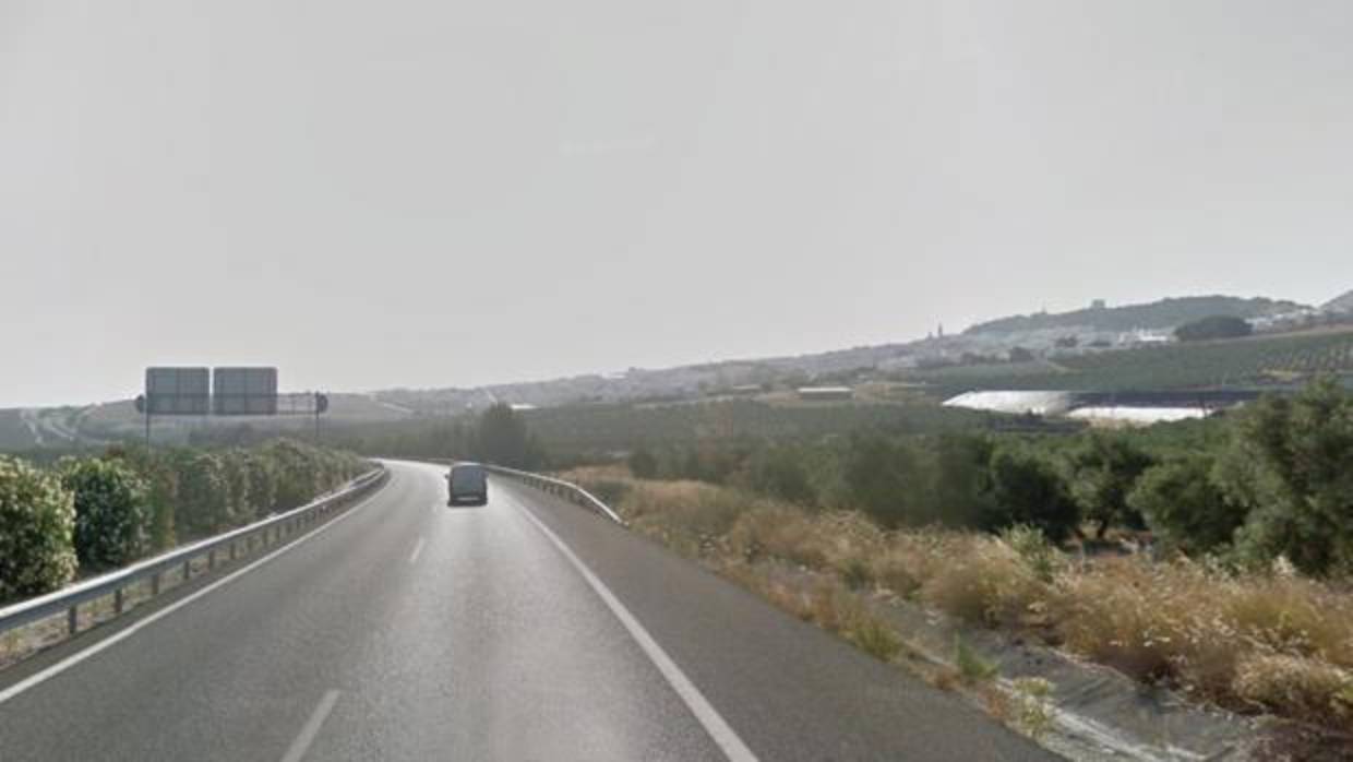 La a-92 en las inmediaciones de Estepa