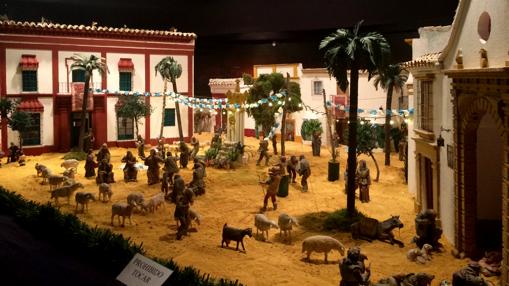 El año pasado, el belén de la Casa de la Cultura mostró una escenografía muy local