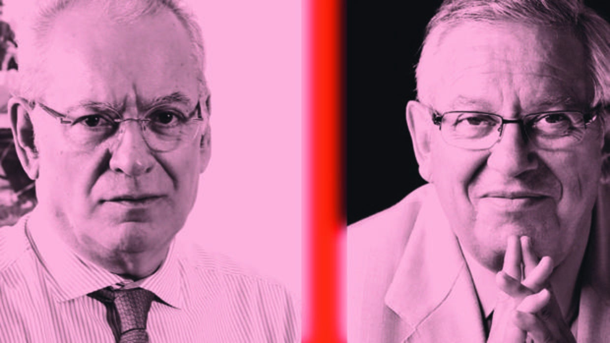 Álvaro Ybarra (izquierda) y Fernando Jáuregui, dos de los ponentes destacados del foro «España a debate»