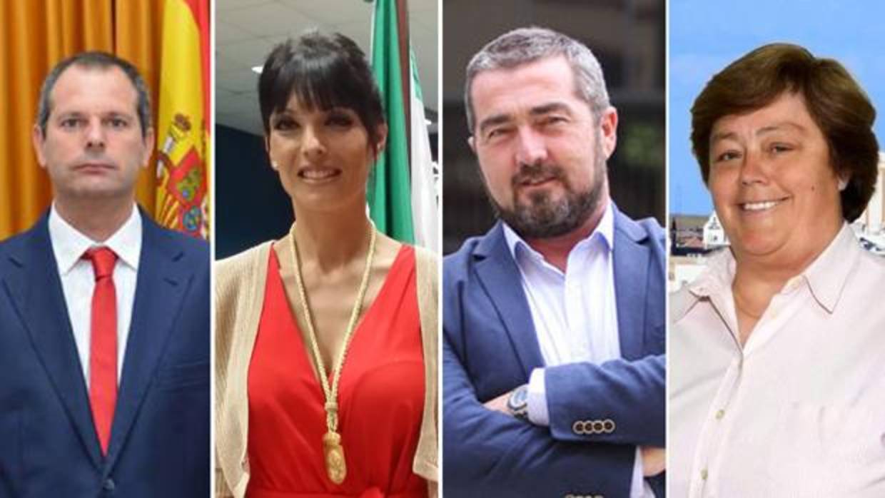 Algunos de los alcaldes que percibieron un sueldo más bajo en 2016