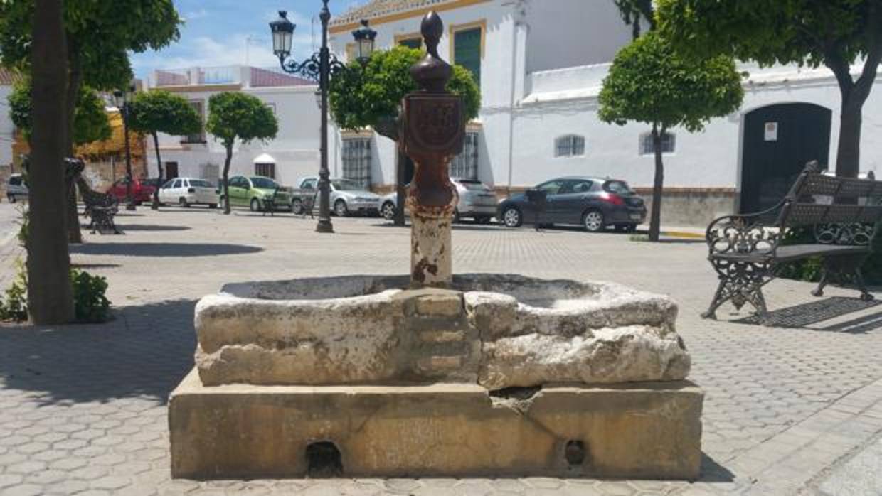 Fuente de la Plaza de las 7 revueltas de Marchena