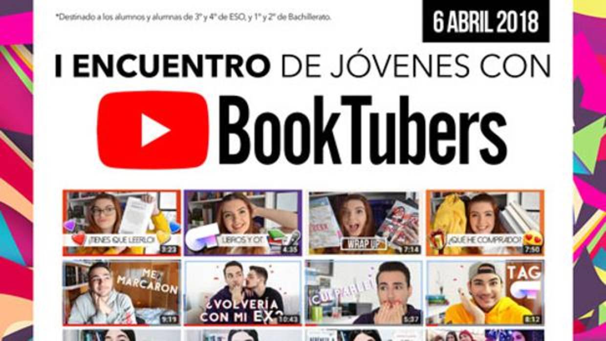 Bormujos reunirá, por primera vez, a tres famosos booktubers nacionales el  6 de abril